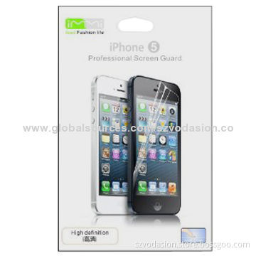 High Definition Screen Protectors for iPhone 5, Fingerprint Scratch Proof
